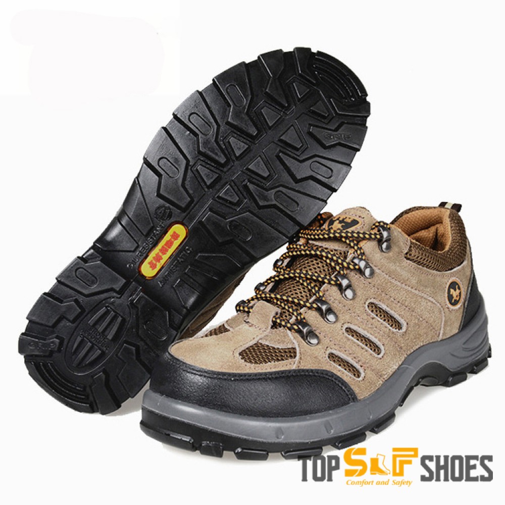 Casual PU Sole Anti-Smashing Anti-Puncture Steel Toe Work Safety Shoes ...
